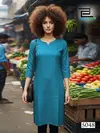 Solitaire By Blue Hills 14 Kg Rayon Surat Daily Wear Kurtis Wholesale Market